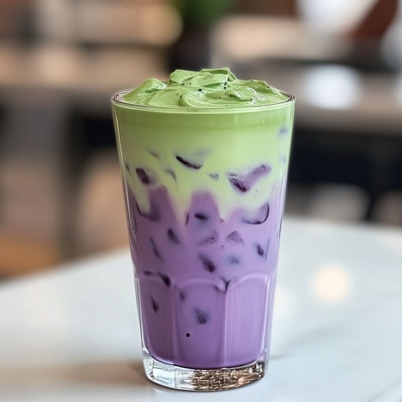 Dirty Matcha Cloud Latte