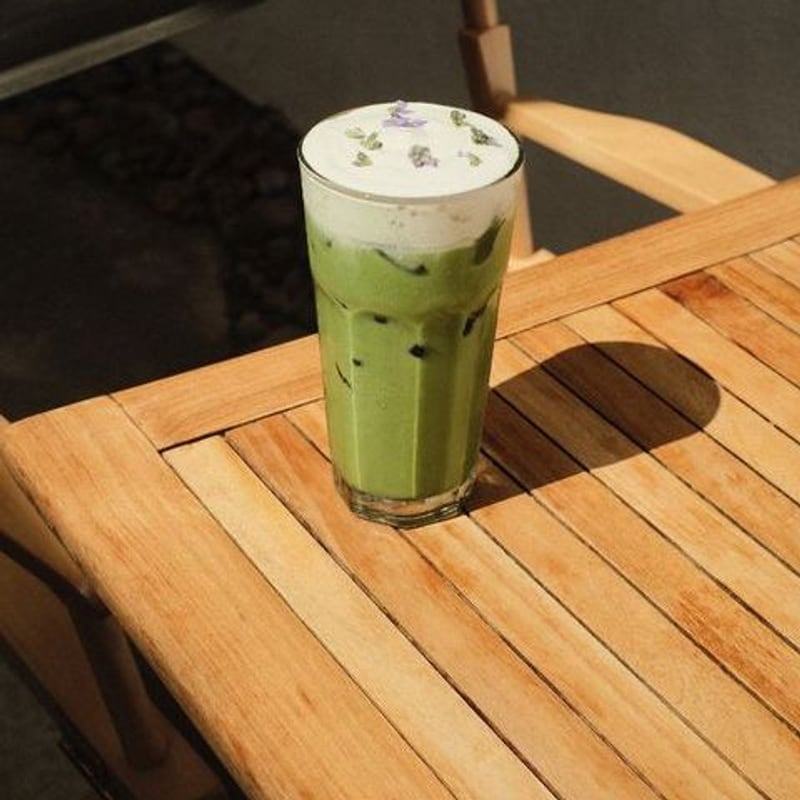 Lavender Matcha Latte