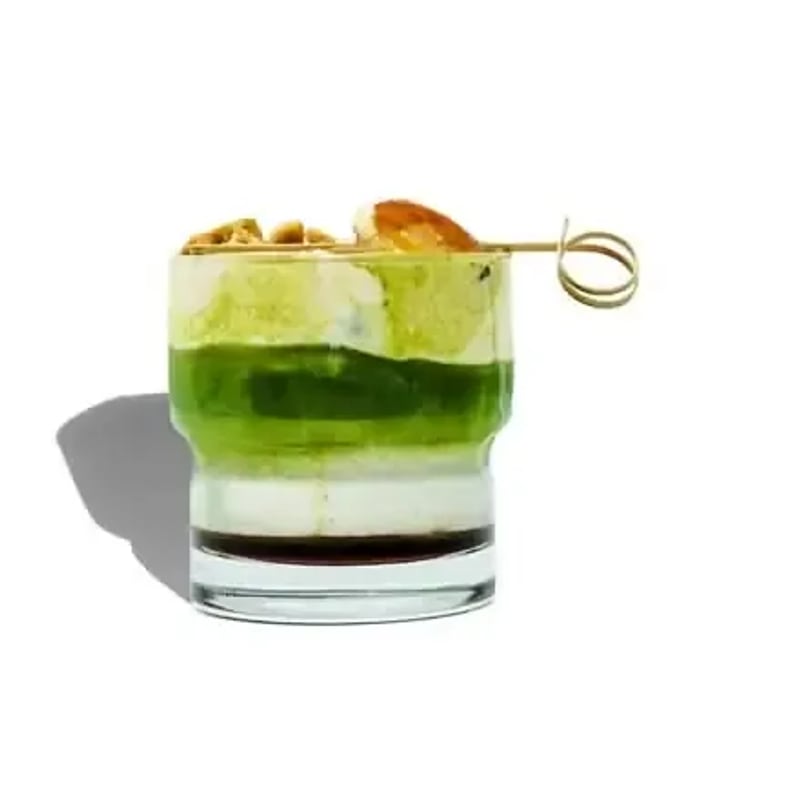 Banana Cream Matcha Latte