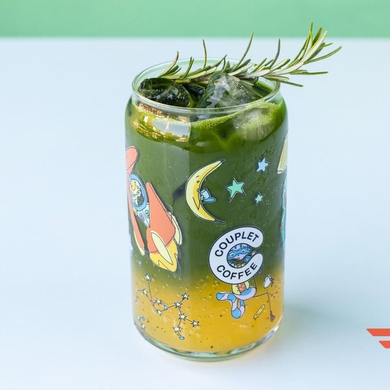 Rosemary Passionfruit Matcha Tonic