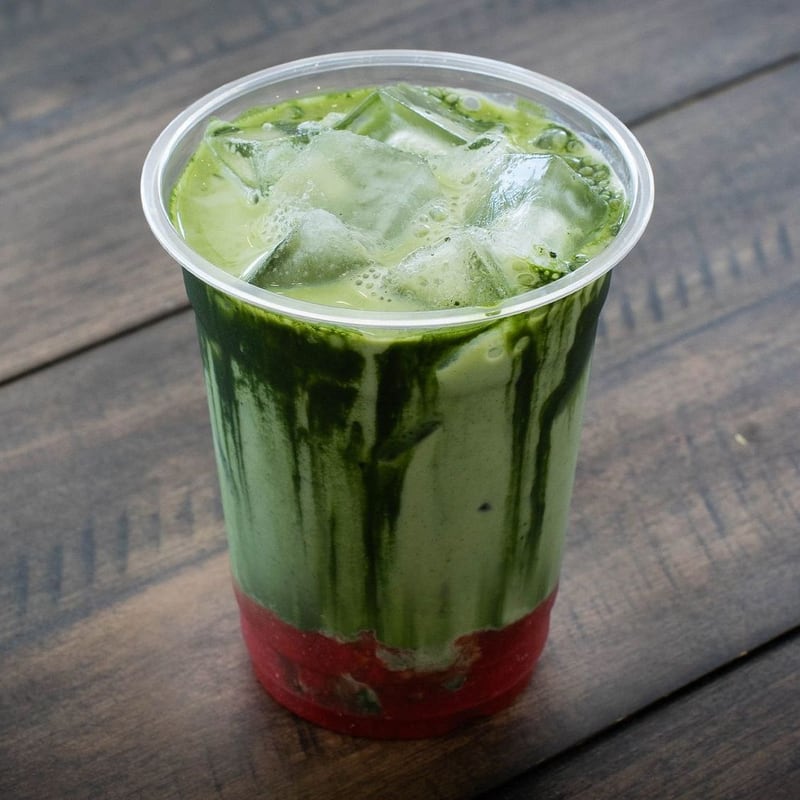 Strawberry Matcha Latte