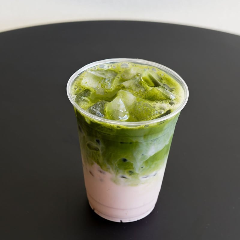 Strawberry Matcha Latte