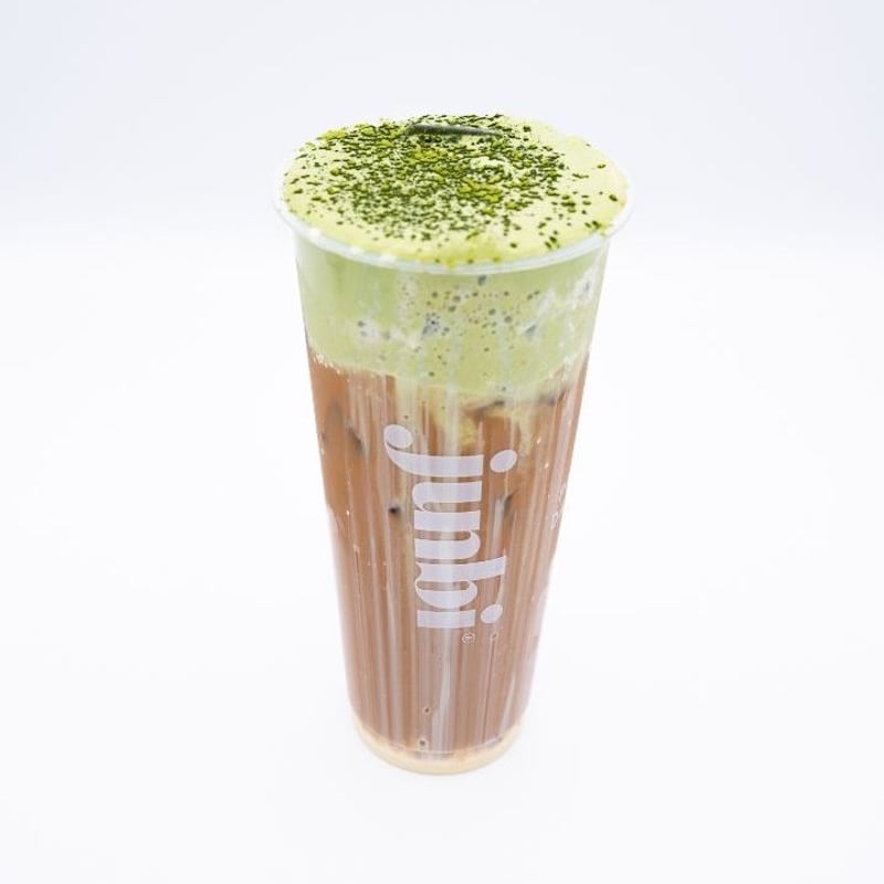 Vietnamese Coffee with Matcha Cloud