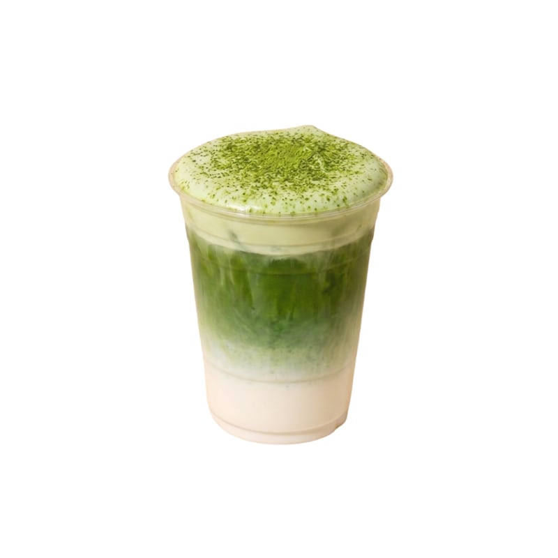 Brown Sugar Matcha Latte with Matcha Mascarpone