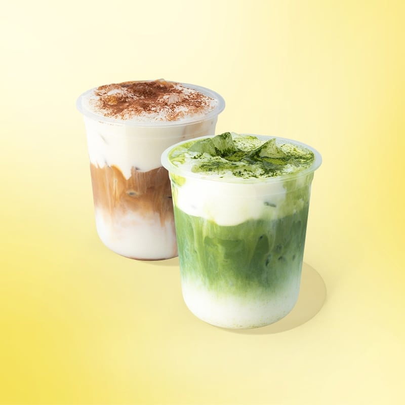 Einspanner Latte (Matcha)