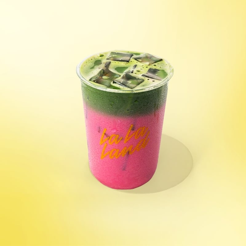Strawberry Fields Latte (Matcha)