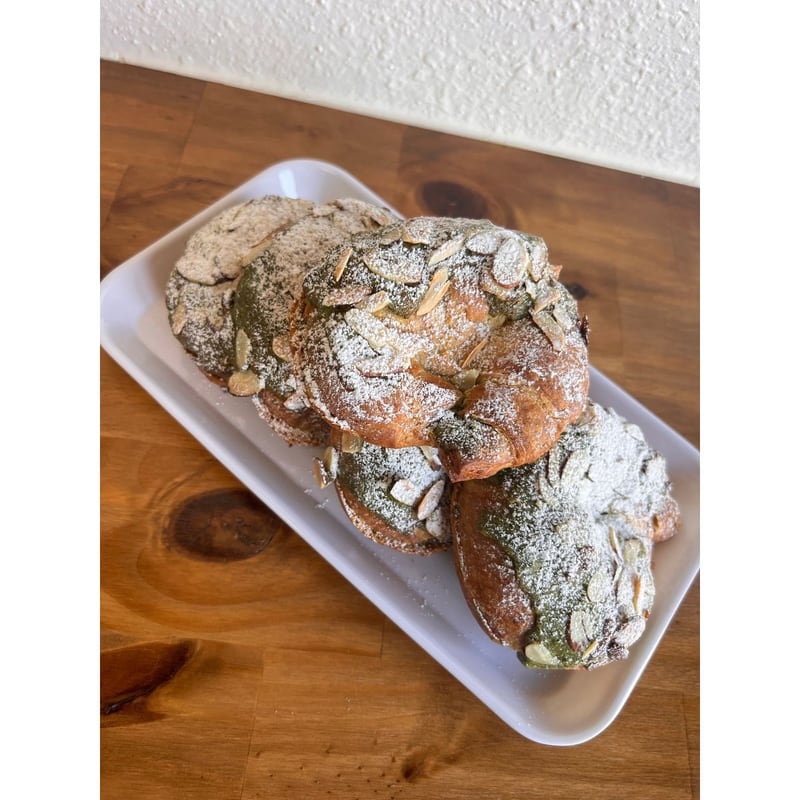 Matcha Almond Croissant