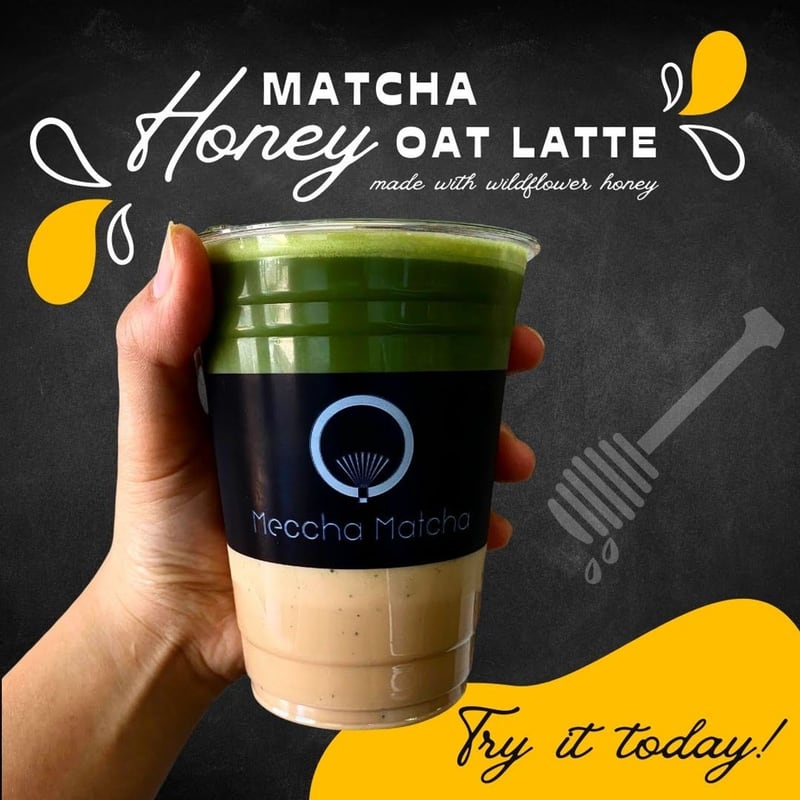Matcha Honey Oat Latte