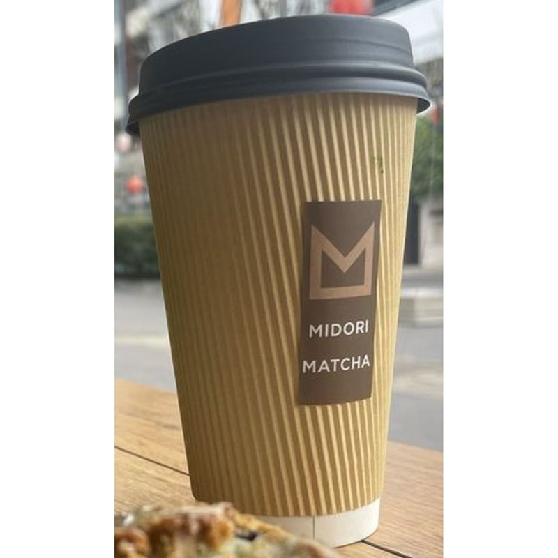 Hot Lavender Matcha Latte
