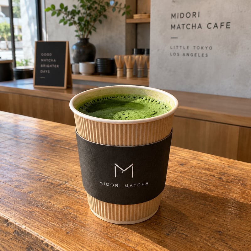 Hot Matcha Americano