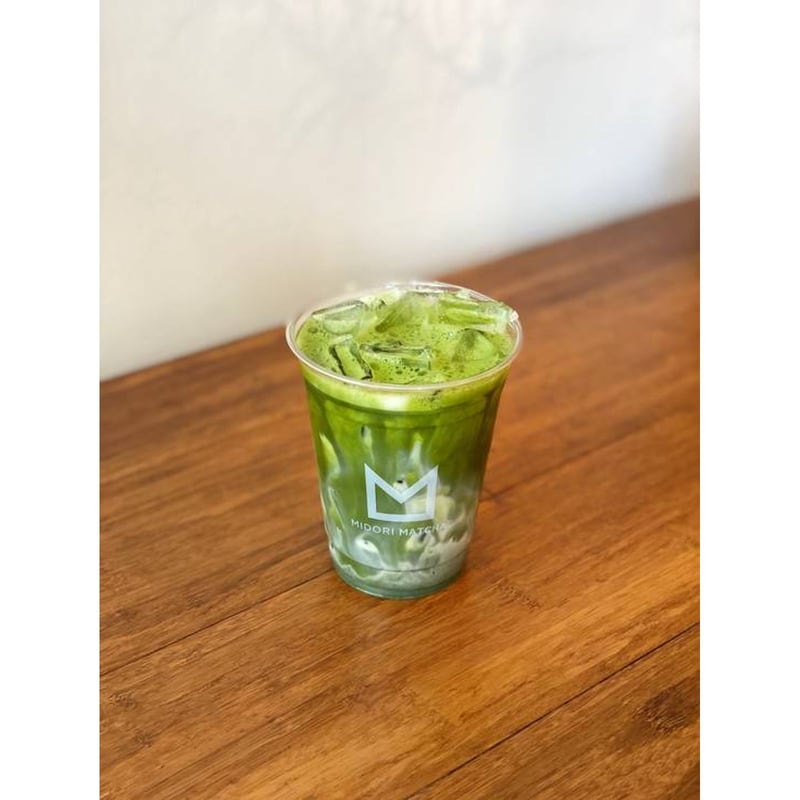 Iced Lavender Matcha Latte