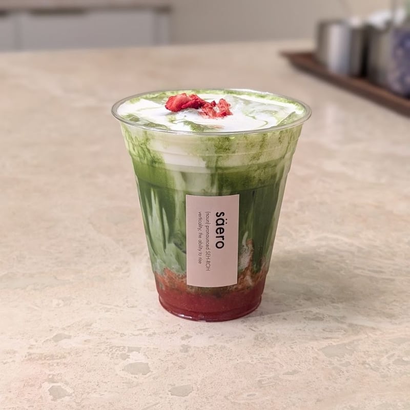 Matcha from saero coffee