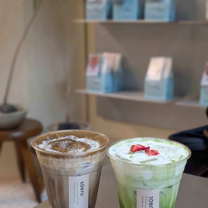Matcha from saero coffee