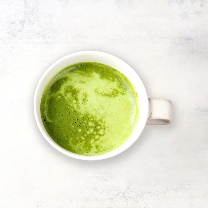 Almond Matcha Latte Hot