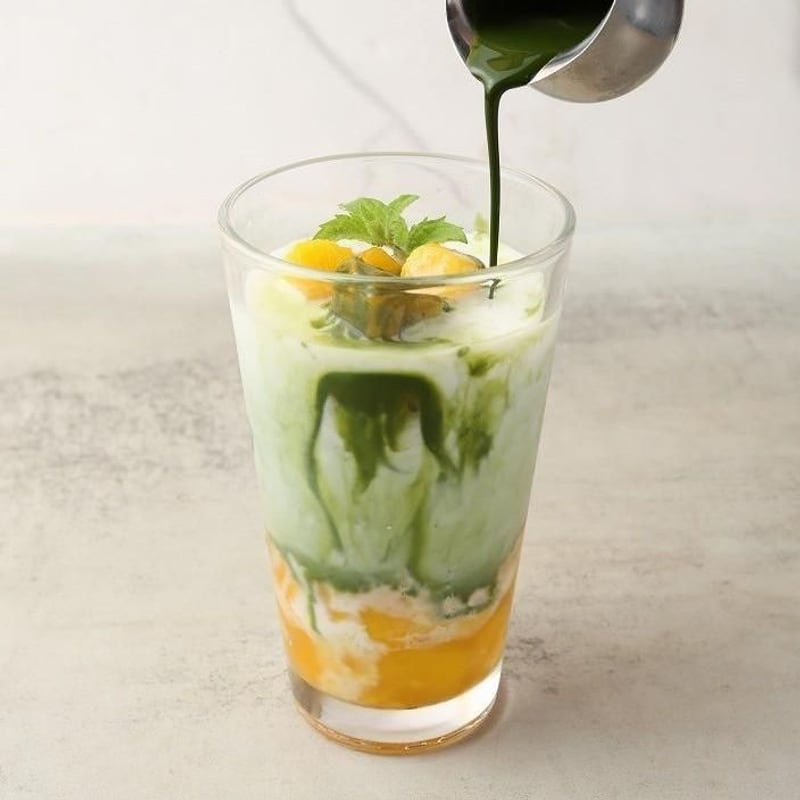 Mango Matcha Latte