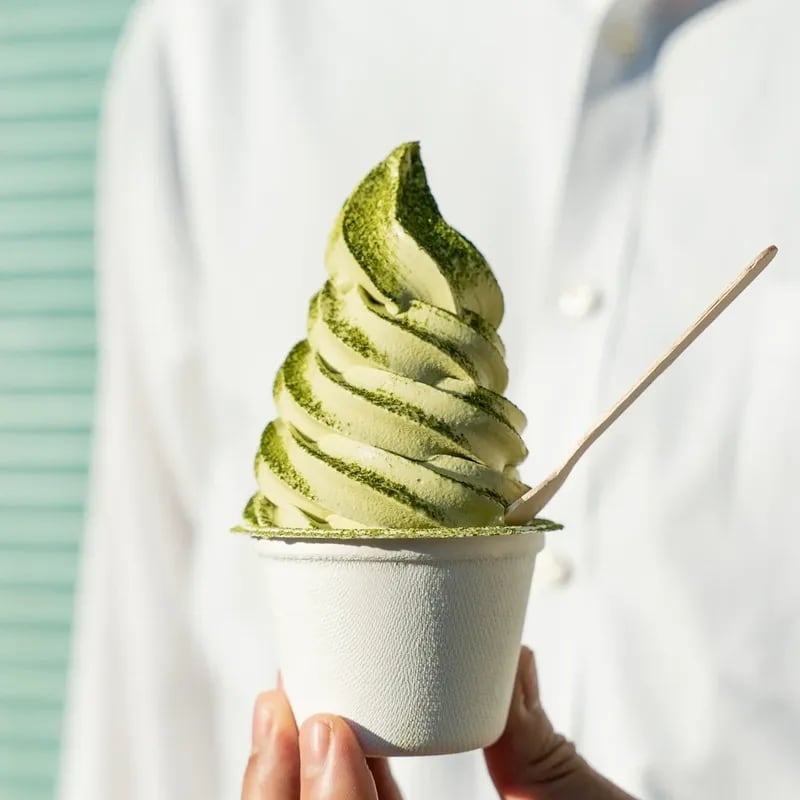 Matcha Soft Serve