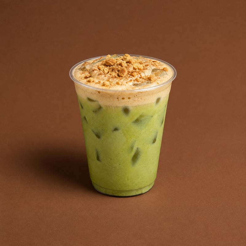 Iced Pumpkin Matcha Latte