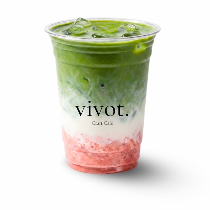 Guava Matcha Latte