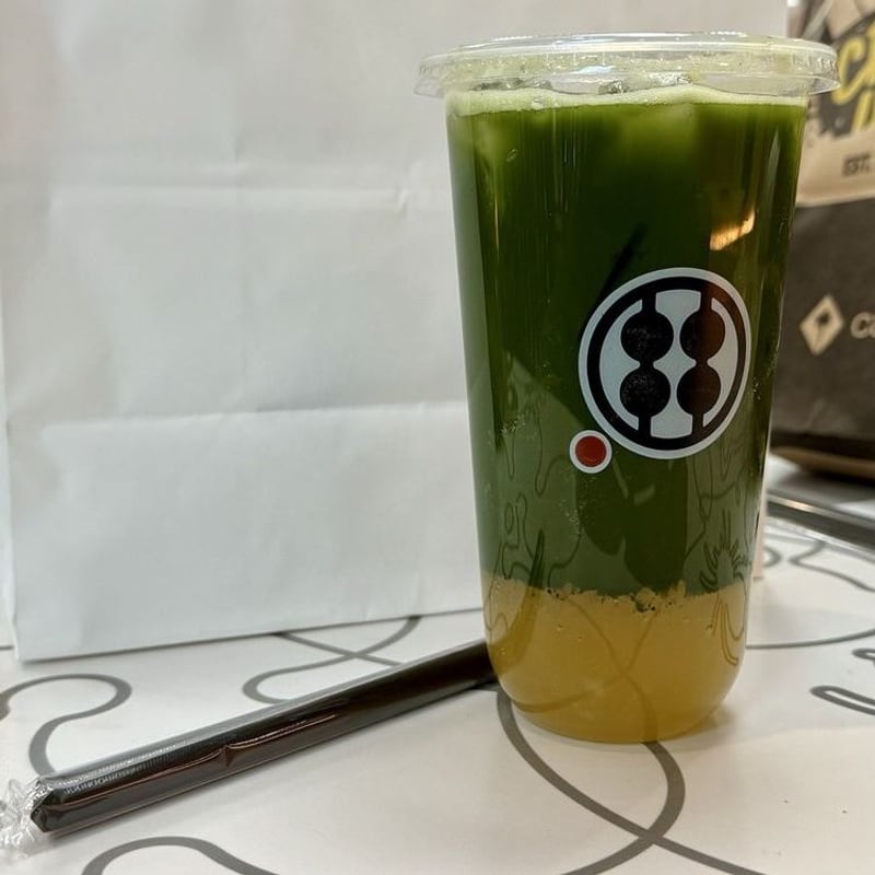 Warabimochi Matcha Yuzu Lemonade